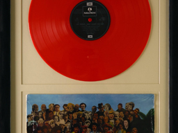 Framed Beatles Record & Sleeve